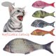 thumbnail image 5 of Juguetes de Simulación Peces Complimentos para Satisfacer Preferencias de Duradero naranja Yinane Mascota Gatito Gato Peces Juguetes, 5 of 8