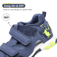 thumbnail image 4 of Apakowa Toddler Sandals for Boys – Close Toe Kids Sandals with Hook & Loop Ages 9 Months – 5 Years, 4 of 6