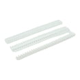 thumbnail image 1 of fastboy 10pcs Plastic Compact 30-Hole Loose Leaf Binders Wide Applications And High Performance Binder Rings White+10pcs, 1 of 6
