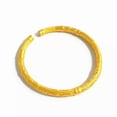 thumbnail image 2 of K-KED Geneous 24K Yellow Gold Plated Cool Dragon Strong Men's Open Up Bangle Bracelet, 2 of 5