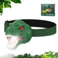 thumbnail image 1 of Linterna frontal Nitigo Dinosaur T-Rex para niños mayores de 3 años, 1 of 9