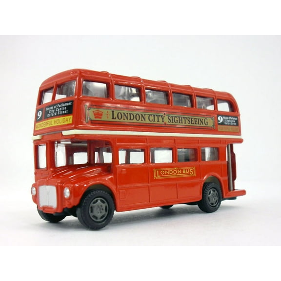 5 inch London City Sightseeing Double Decker Tour Bus Scale Diecast Metal Model