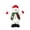 C, variant on Homellea Christmas Snowman Fabric Figurine, 13.78 Inch Standing Stuffed Tabletop Decoration with Red Hat, Green Scarf and Plaid Vest for Shelf, Mantel, Entryway, Home and Party Decor