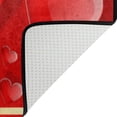 thumbnail image 4 of FREEAM Romantic Valentine's Day Area Rug 80"x58", Red Love Heart Polyester Area Rug Mat for Living Dining Dorm Room Bedroom Home Decorative, 4 of 6