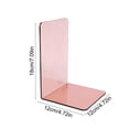 thumbnail image 3 of Bookends, Book Stand, Desktop Organizer, Clear Acrylic Book Holder for Desk Shelf, Modern Sturdy Design, 3 of 6