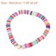 thumbnail image 4 of Unique Bargains 1 Juego de pulseras para mujer Pulseras de capas elásticas con cuentas de arcilla coloridas Playa de verano, 4 of 7