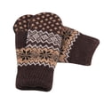 thumbnail image 2 of Sales 2026 Winter Mittens for Women GIJNRIUIUA Under $6 Gloves Women's Winter Padded Outdoor Cycling Car Cold Non Slip Screen Driving To Keep Warm Brown Gloves & Mittens, 2 of 7