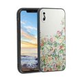 thumbnail image 1 of Compatible with iPhone XS Phone Case, Floral 109 Case Men Women, Flexible Silicone Shockproof Case for iPhone XS, 1 of 1