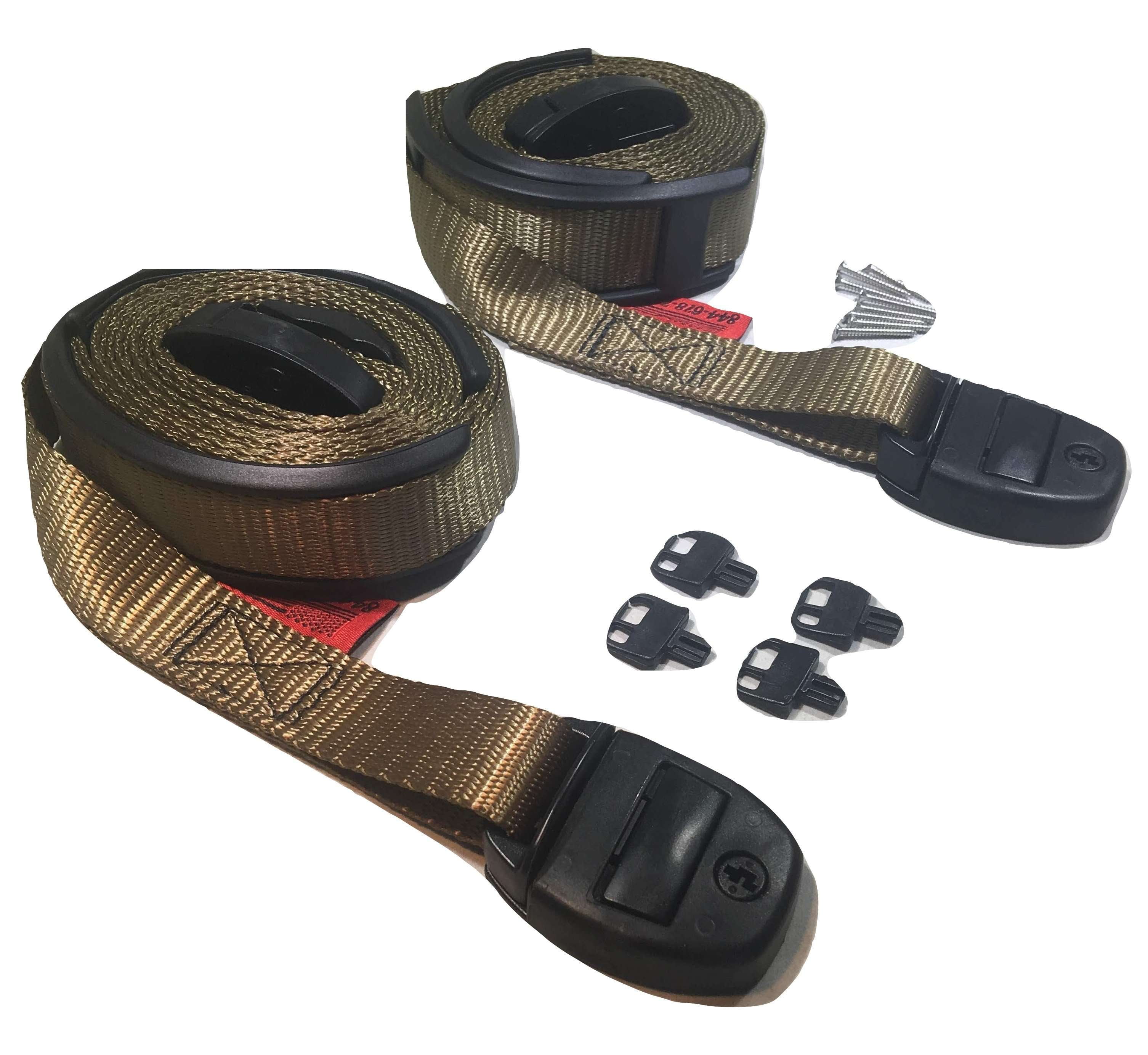 Nexus Locking Center Release Spa Hot Tub Cover Adjustable Wind Straps 10 Ft | OLIVE DRAB | 10NEX48POD