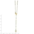 thumbnail image 2 of 0.7mm 14k Polished Rosary Necklace - 2.0 Grams - 16.5 Inch, 2 of 2