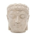 thumbnail image 1 of Buda Figura de la cabeza de la cabeza de floración Planta decorativa para el estante del patio del gabinete Estilo a, 1 of 8
