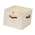 thumbnail image 1 of Organizador de zapatos Macarena plegable con tapa transparente Beige, 1 of 8