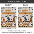 thumbnail image 4 of Trick or Treat Halloween House Flag 28x40 Inch Burlap Double Sided Pumpkin Striped Outdoor Halloween Decorations Holiday Large Garden Flag for Outside 14-28, 4 of 5