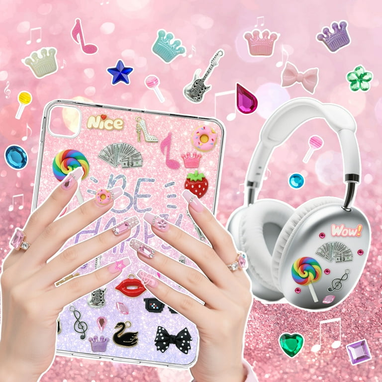 3000 Pcs Junk Case Charms Kit, DIY Phone Case & Nail Decor with Big Charms, Kawaii Bows, Pearls, Rhinestones & Letter Beads for Aesthetic 3000 Pcs Junk Case Charms Kit, DIY Phone Case & Nail Decor with Big Charms, Kawaii Bows, Pearls, Rhinestones & Letter Beads for Aesthetic