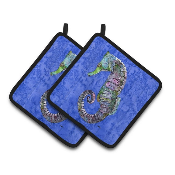 Seahorse Pair of Pot Holders