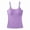 c01Purple, variant on JGGSPWM Camisole Tops for Women Built in Bra Spaghetti Strap Tank Top Padded Casual Cami Shelf Bra Tanks Support Shapewear Gray XXXL