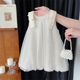 thumbnail image 5 of 2024 nuevo vestido elegante de verano para niñas sin mangas vestido de malla con lentejuelas falda de princesa ropa de moda para niños, 5 of 5