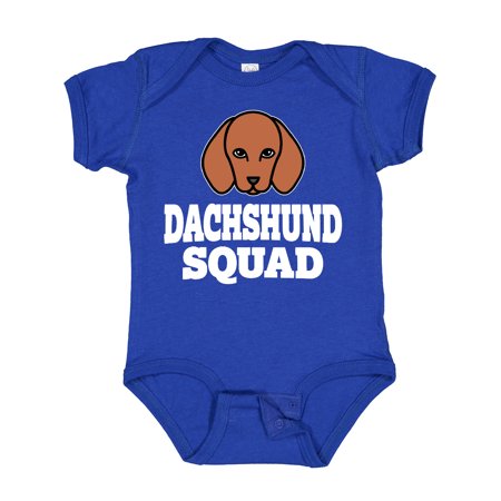 

Inktastic Dog Dachshund Squad Gift Baby Boy or Baby Girl Bodysuit