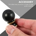 thumbnail image 4 of HINTRMENT 2Pack Lamp Topper Knob Zinc Alloy Black Retro Look for Home Use, 4 of 4