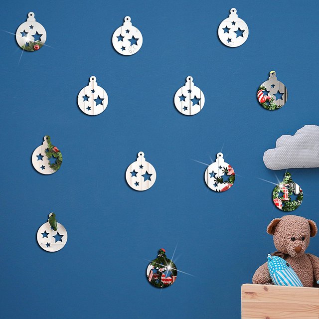 Hot6sl Ofertas de La Semana Pegatinas Navideñas Contiene 12 Pegatinas.