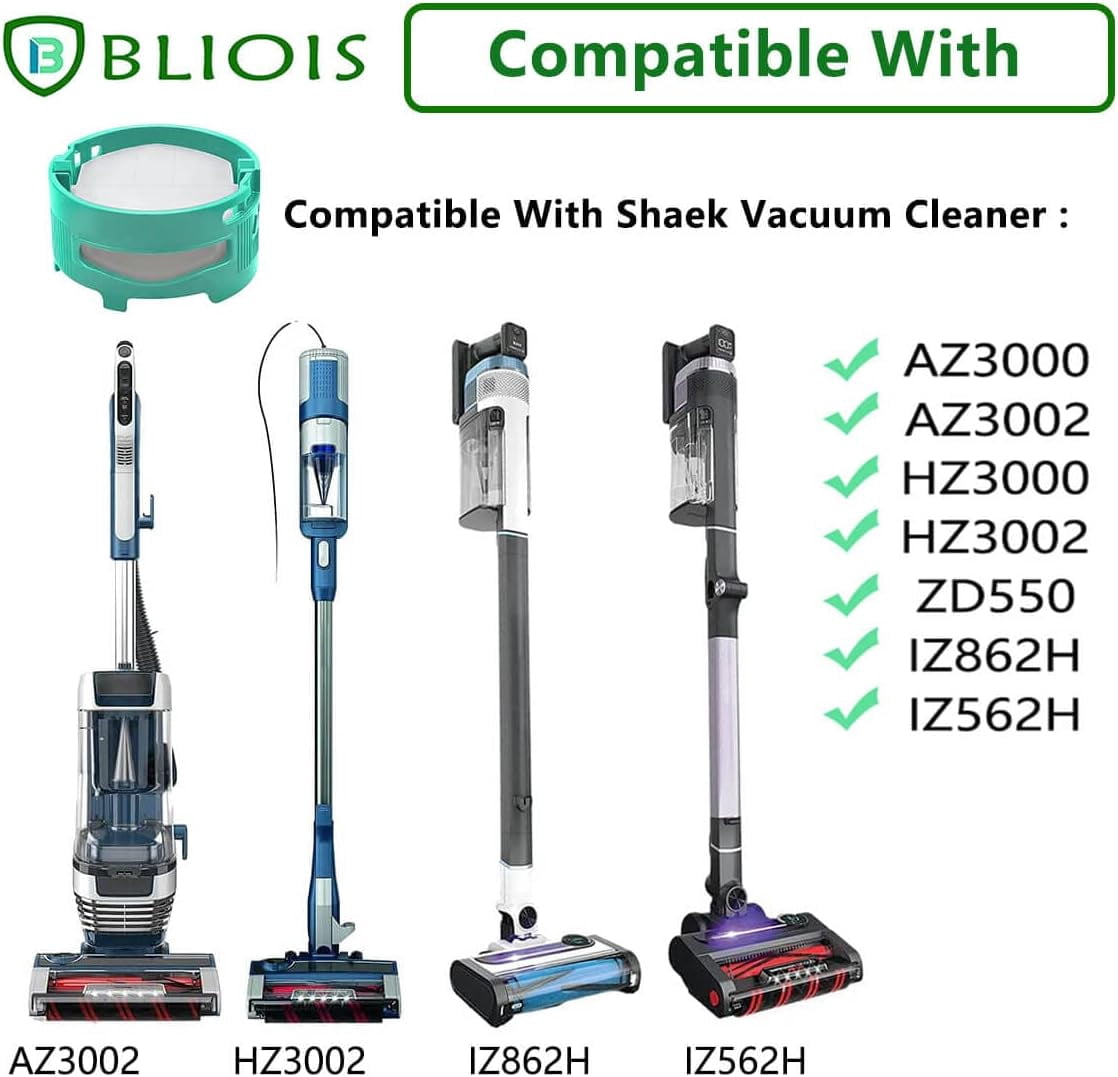 [6 Pack] Replacement for Shark Odor Neutralizer Cartridge AZ3002 LA702 ZU102 Accessories Replacement for Shark Vacuum Cleaner Odor Neutralizer And air Purifier HP302. -1541fc3000,Teal