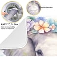 thumbnail image 2 of FREEAMG Dish Drying Mat Elephant Absorbent Microfiber Kitchen Dish Mat Super Absorbent Dish Drainer Mat for Kitchen Counter 16" x 18", 2 of 7
