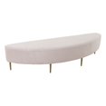 thumbnail image 1 of TOV Furniture Bianca Blush Velvet Queen Size Bench, 1 of 8