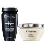 Kerastase Densifique Bain Densite Homme, 8.5 oz & Masque Densite - 6.8 oz