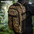 thumbnail image 5 of 40L Outdoor Travel Backpack for Adults, Large Capacity Camo Backpack for Work Hiking Camping, Army Green - 8036, 5 of 9