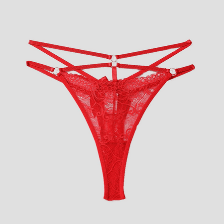 Fulorrnie Underwear for Women Breathable Cheeky Comfort Seamless Panty Cute High Cut Waist Elastic Panties  Red  S