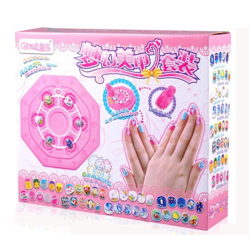 Little Kids Nail Art Set Nail Art Kit for Kids with Rhinestone and