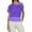 A-Purple172, variant on Womens T-Shirts Short Sleeve Off Shoulder Mesh Tshirts With Fishnet Smock Carnival Summer Athleisure 2-Piece Tops