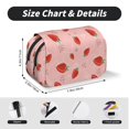 thumbnail image 5 of Goofa Strawberry Pattern Double Layer Pen Pencil Case, Protective Large Capacity Storage Organizer Pen Pouch, Office College Supplies for Teens Adults, 5 of 7