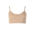 thumbnail image 3 of Girls' Basic Cropped Trainer Spaghetti Strap Training Bra with Removable Pad (Single or 6 or 12 Packs), 3 of 4