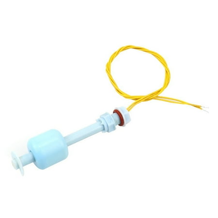 

TINYSOME Right Angle White Plastic PP Float Switch Fish for Tank Liquid Water Level Control Sensor with 10mm Hole Useful Switch