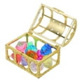 thumbnail image 1 of Miangastore Acrylic Gemstones Transparent Round Shape 1Set 2.95X2.01X1.97in, 1 of 9