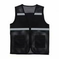 thumbnail image 4 of For Walking Vest With Zipper Spandex Breathable Fabric Mesh Vest With Reflective Strips Safety Vest YELLOW XXL 15, 4 of 8