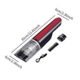 thumbnail image 2 of Car Vacuum Cleaner Powerful Red Car Accessories for Car Pet Hair_Perfect Gift, 2 of 4