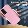 thumbnail image 6 of NIFFPD Galaxy A13 5G Case with Screen Protector Shockproof Drop Protection Cover for Samsung Galaxy A13 5G Pink, 6 of 7