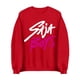 thumbnail image 4 of Moonsky Sudadera pop Demon Hun/er, sudadera Huntrix con cuello redondo, jersey de manga larga para mujer y hombre, ropa de calle, moda urbana (Rojo M), 4 of 4