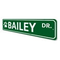 thumbnail image 4 of Pet Name Street Novelty Decor, Metal Wall Sign - 4x18 Inches, 4 of 4