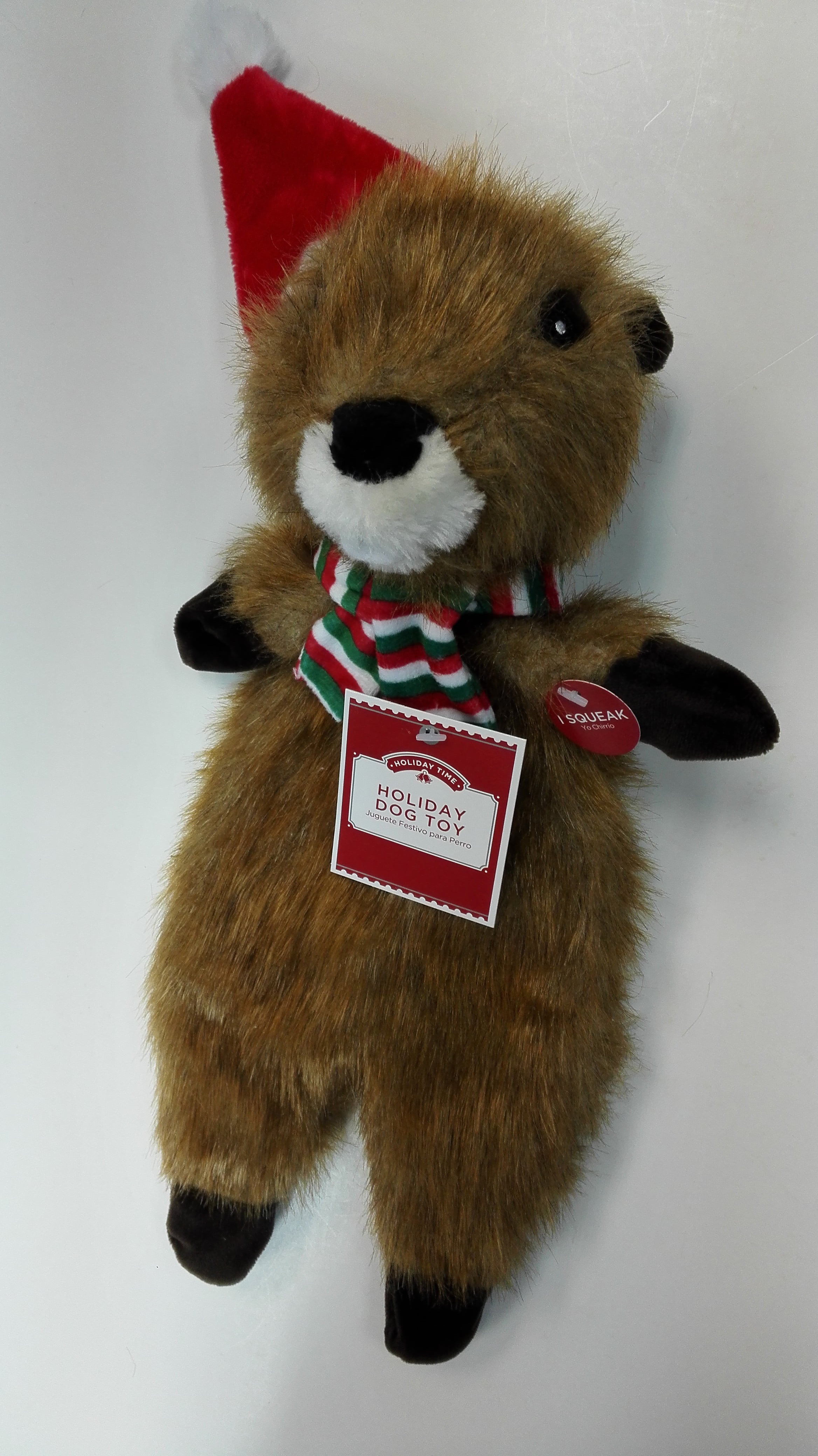 stuffed groundhog dog toy