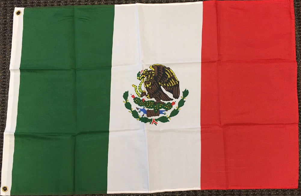 6 NEW MEXICAN FLAGS 3' X 5' FLAG OF MEXICO INDOOR OUTDOOR MEXICAN BANNER 3 BY 5 