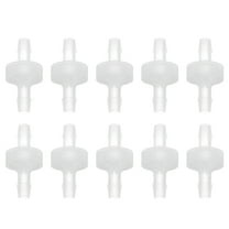REGALWOVEN 10Pcs Non Return Check Valves, 3/16" Dia One Way Inline Hose Connector for Water Air Gas