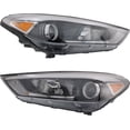 thumbnail image 4 of Fits 16-18 Tucson Front Headlight Headlamp Halogen Head Light w/Bulb Set Pair, 4 of 5