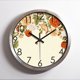 thumbnail image 3 of Reloj de pared silencioso de acero inoxidable y metal, reloj de pared de aluminio creativo y moderno para sala de estar, 3 of 5