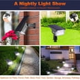 thumbnail image 3 of Focos solares LEREKAM, 40 LED, IP65, impermeables, paquete de 2, 3 of 6