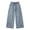 Blue, variant on TGPMGRZ Women's Leopard Pants Wide Leg Baggy Sweatpants Casual Comfortable Trousers with Pockets