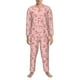thumbnail image 3 of Balery Fox Pijama para Hombre de Dos Piezas con Manga Larga, Conjunto de Dormir y Descanso Suave con Bolsillos-XX-Large, 3 of 7