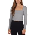 thumbnail image 2 of YOGALICIOUS womens  2pk Contour Olivia Crop Shirt, l, 2 of 6